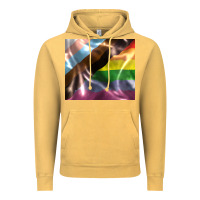Vintage Mustard Pride flag Vintage Hoodie - FaDigitalArtStudio