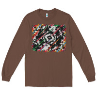 Chestnut cowhide and serape background Long Sleeve Tee - RanaPortraitStore