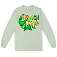 Matcha I pinch back with crab st. patricks day Long Sleeve Tee - FaDigitalArtStudio