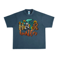 Midnight Navy hair hustler Urban Heavy Tee - OliviaCreatesArt