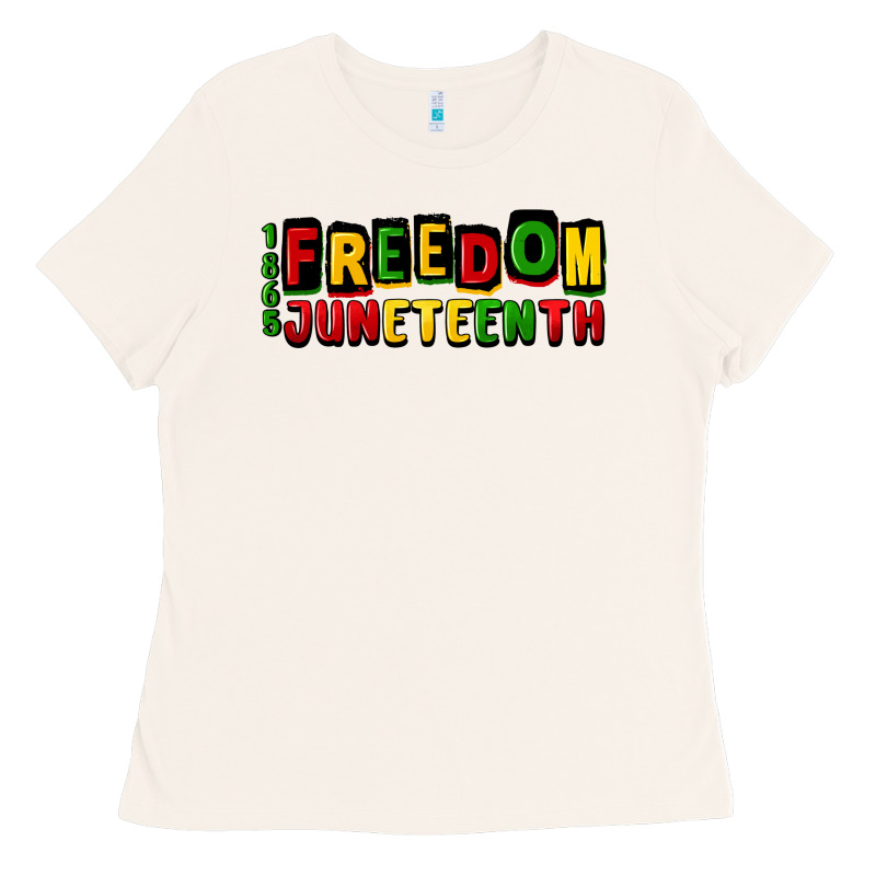 Freedom Juneteenth Ladies Tee by CowGirlArtShop | Teevron