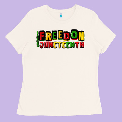 Freedom Juneteenth Ladies Tee Designed By Cowgirlartshop