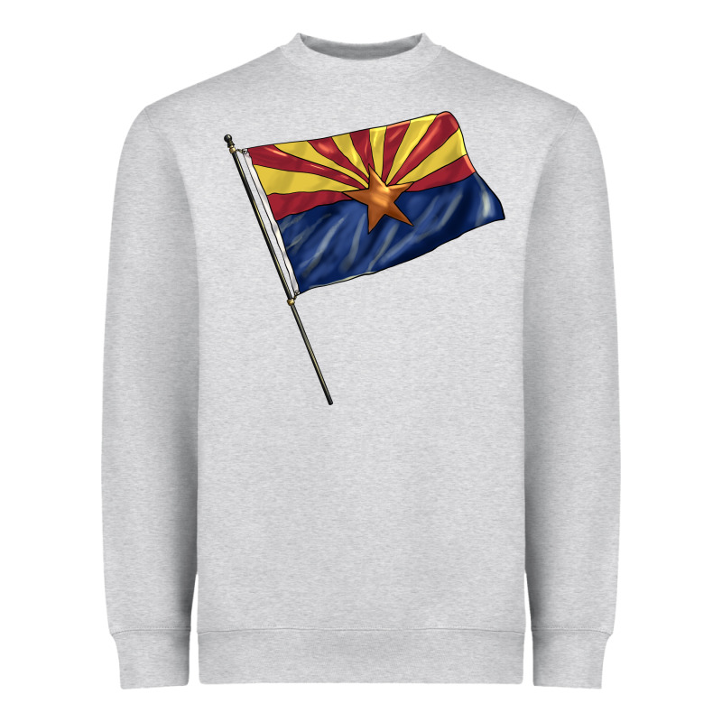 Arizona Flag Heavyweight Sweatshirt by BarkalooDesign | Teevron