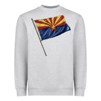 Heather Grey arizona flag Heavyweight Sweatshirt - BarkalooDesign