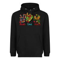 Black peace love fiesta ado Heavyweight Hoodie - AdoDesignShop