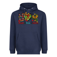 Navy peace love fiesta ado Heavyweight Hoodie - AdoDesignShop