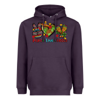 Plum peace love fiesta ado Heavyweight Hoodie - AdoDesignShop