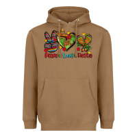 Toasted Coconut peace love fiesta ado Heavyweight Hoodie - AdoDesignShop