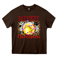 Chocolate Brown ornament merry christmas Heavy Core Tee - RanaPortraitStore