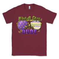 Burgundy mardi gras dude Classic Tee - CowGirlArtShop