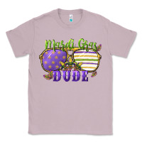 Lilac mardi gras dude Classic Tee - CowGirlArtShop