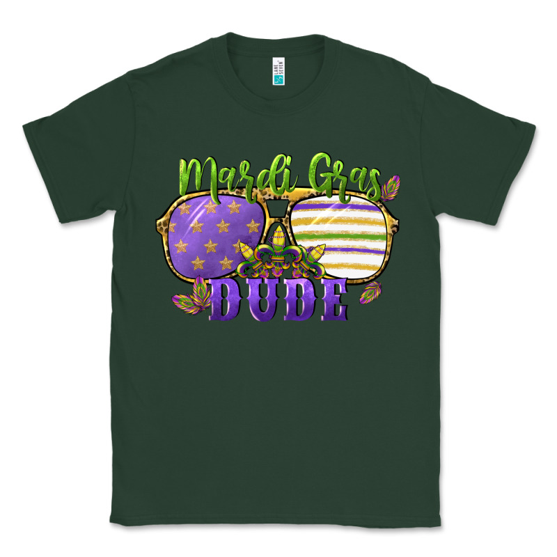 Mardi Gras Dude Classic Tee by CowGirlArtShop | Teevron