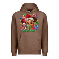 Chestnut Merry Christmas Premium Hoodie - CowhideDigitalArt
