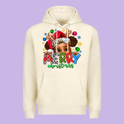 Merry Christmas Premium Hoodie Designed By Cowhidedigitalart