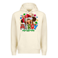 Sandshell Merry Christmas Premium Hoodie - CowhideDigitalArt