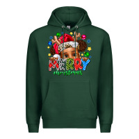 Sports Green Merry Christmas Premium Hoodie - CowhideDigitalArt