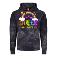 Cloud Black Coolest queer in town Vintage Hoodie - FaDigitalArtStudio