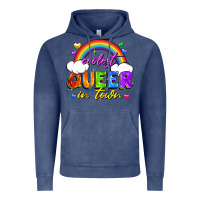 Vintage Denim Coolest queer in town Vintage Hoodie - FaDigitalArtStudio