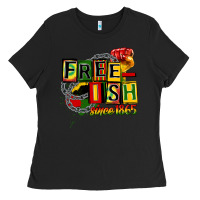 Black free ish since 1865 Ladies Tee - CowGirlArtShop