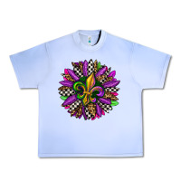 Grape Ice mardi gras sunflower Urban Heavy Tee - OliviaCreatesArt