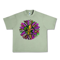 Oil Green mardi gras sunflower Urban Heavy Tee - OliviaCreatesArt