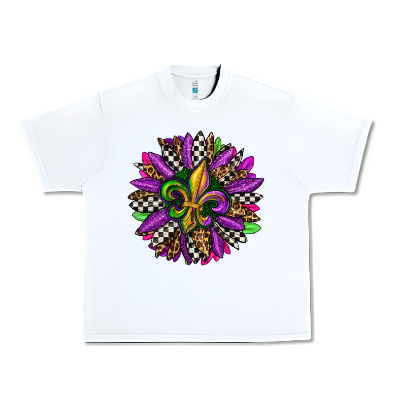 Mardi Gras Sunflower Urban Heavy Tee by OliviaCreatesArt | Teevron