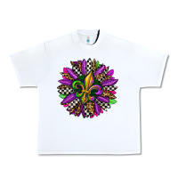 White mardi gras sunflower Urban Heavy Tee - OliviaCreatesArt