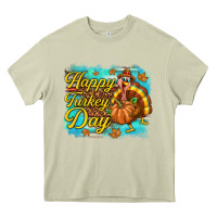 Mossy Happy Turkey Day Heavy Core Tee - texasbilliewilder