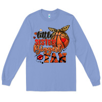 Colony Blue little sister biggest fan basketball Long Sleeve Tee - FaDigitalArtStudio