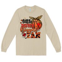 Mushroom little sister biggest fan basketball Long Sleeve Tee - FaDigitalArtStudio
