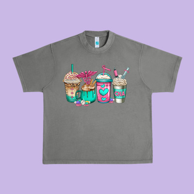 Cna Nurse Coffee Cups Urban Heavy Tee Designed By Jasminsmagicworld