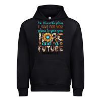 Black for i know the plans i have for you plans to give you hope and a futur Urban Hoodie - JahusDesignShop