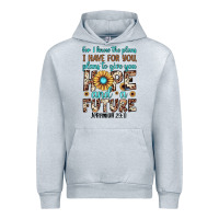 Heather Grey for i know the plans i have for you plans to give you hope and a futur Urban Hoodie - JahusDesignShop