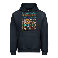 Navy for i know the plans i have for you plans to give you hope and a futur Urban Hoodie - JahusDesignShop
