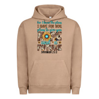 Pigment Burro for i know the plans i have for you plans to give you hope and a futur Urban Hoodie - JahusDesignShop
