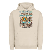 Pigment French Oak for i know the plans i have for you plans to give you hope and a futur Urban Hoodie - JahusDesignShop
