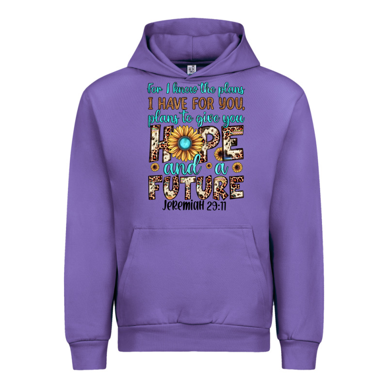 For I Know The Plans I Have For You Plans To Give You Hope And A Futur Urban Hoodie by JahusDesignShop | Teevron