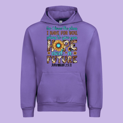 For I Know The Plans I Have For You Plans To Give You Hope And A Futur Urban Hoodie Designed By Jahusdesignshop