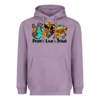 Lavender peace love jesus Heavyweight Hoodie - AdoDesignShop