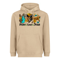 Mushroom peace love jesus Heavyweight Hoodie - AdoDesignShop