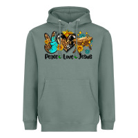 Sage peace love jesus Heavyweight Hoodie - AdoDesignShop
