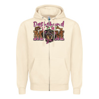 Sandshell dachshund mom Zipper Hoodie - BarkalooDesign