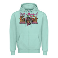 Seafoam dachshund mom Zipper Hoodie - BarkalooDesign