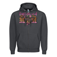 Smoke dachshund mom Zipper Hoodie - BarkalooDesign