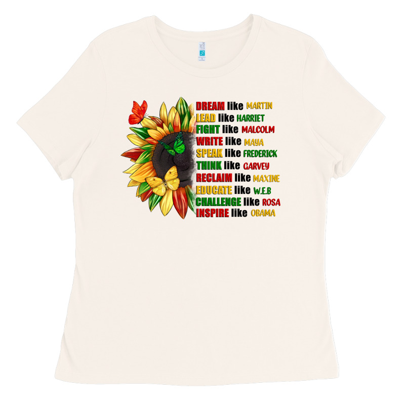 Dream Like Martin Juneteenth Ladies Tee by CowGirlArtShop | Teevron