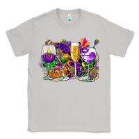 Moon Dust mardi gras wine glasses cowgirl Classic Tee - CowGirlArtShop