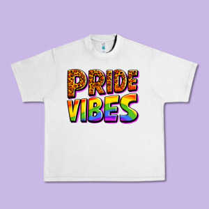 Pride Vibes Urban Heavy Tee Designed By Oliviacreatesart