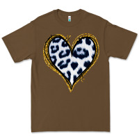 Cacao Dalmatians Heart Gold Glitter Premium Tee - Jasminsmagicworld