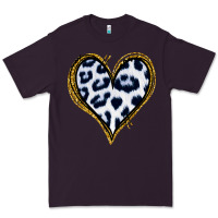 Plum Dalmatians Heart Gold Glitter Premium Tee - Jasminsmagicworld