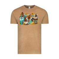 Vintage Camel horses coffee cups Vintage Tee - OliviaCreatesArt